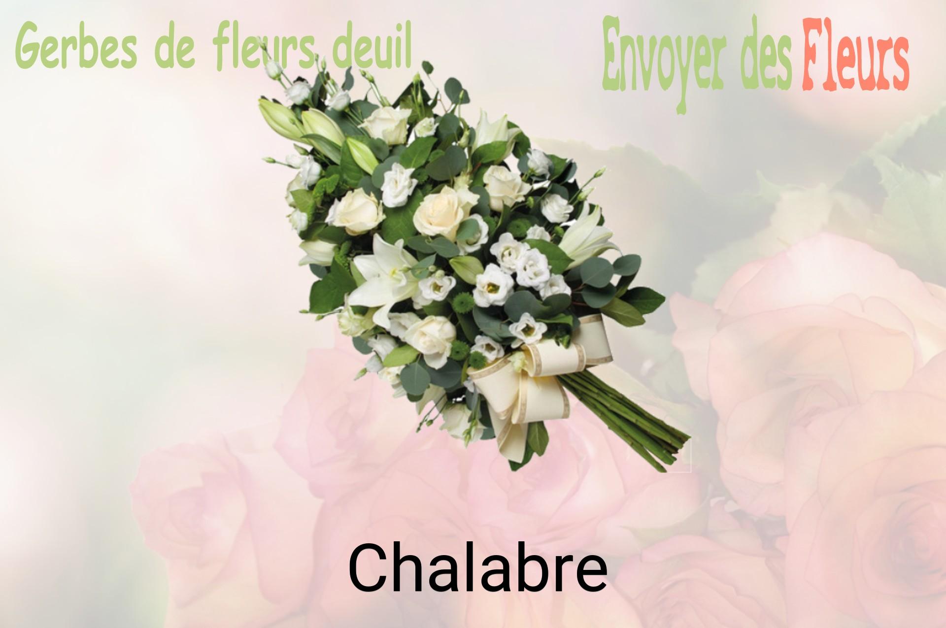 Gerbe de fleurs de deuil livrée à Chalabre